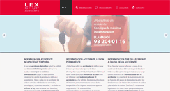 Desktop Screenshot of indemnizacion-accidentes.com